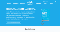 Desktop Screenshot of ideapakka.fi