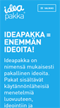 Mobile Screenshot of ideapakka.fi